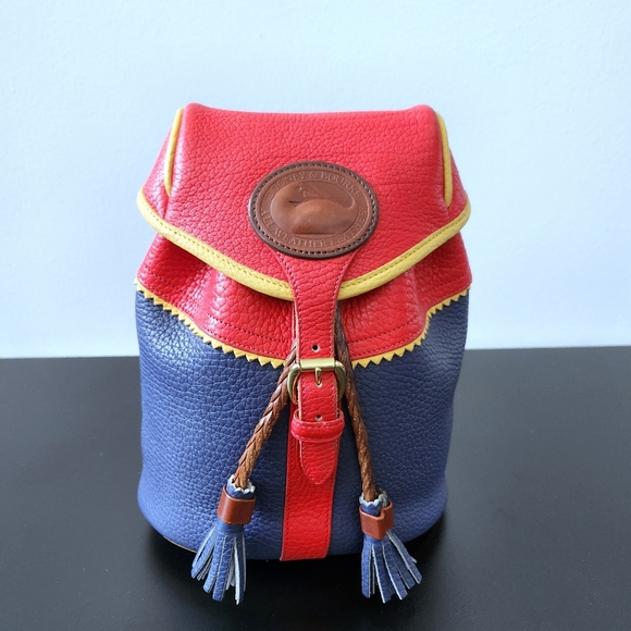 Vintage Small Teton Leather Backpack